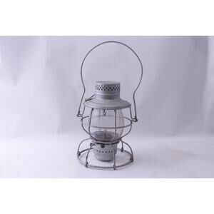 Vintage Handlan Railroad Lantern with Clear Globe, Mo Pac, Top Handle, Retro,